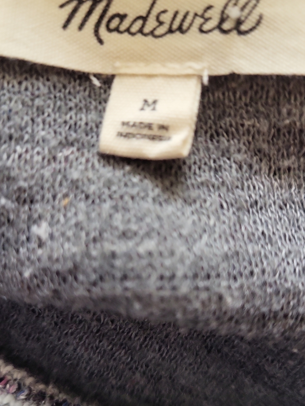 Madewell Women’s Gray Turtleneck Sweater